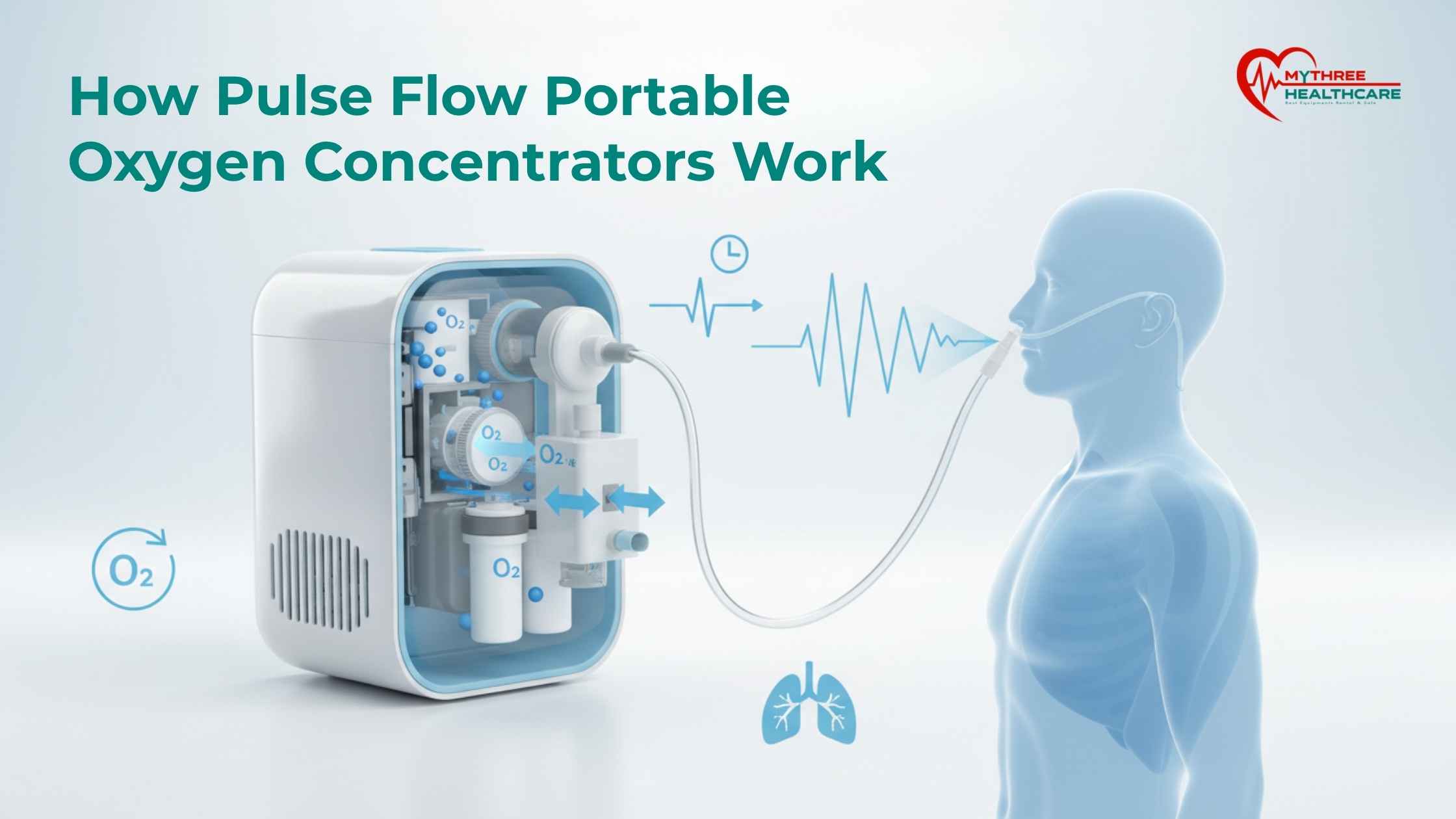 Pulse Flow Oxygen Concentrator Technology Guide | Mythree Healthcare